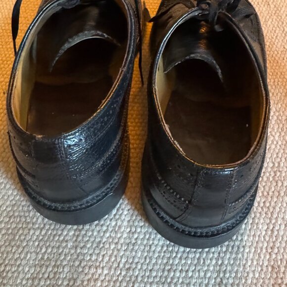 Vintage Longwing Brogue Leather Shoes with Cat’s Paw Soles - Picture 2 of 7
